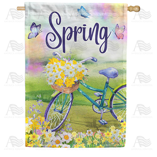 Spring Ride House Flag