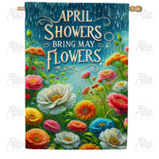 May Flower Blooms House Flag