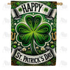 Celtic Clover Festivities House Flag