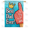 #1 Dad House Flag