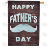 Father's Day On Wood House Flag