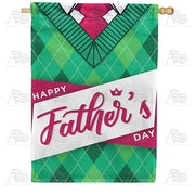 Dad's Green Cardigan House Flag