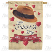 Fedora And Hearts House Flag