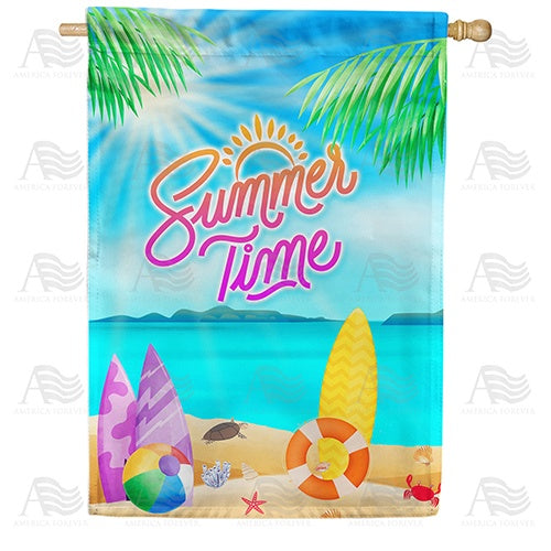 Summertime House Flag