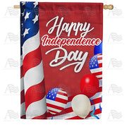 Independence Day Party House Flag