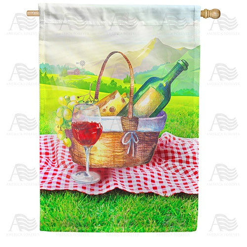 Mountain View Picnic House Flag