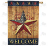 Country Star Welcome House Flag