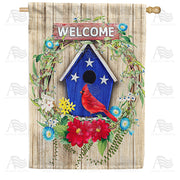 American Avian Wreath House Flag