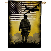Lonely Soldier House Flag