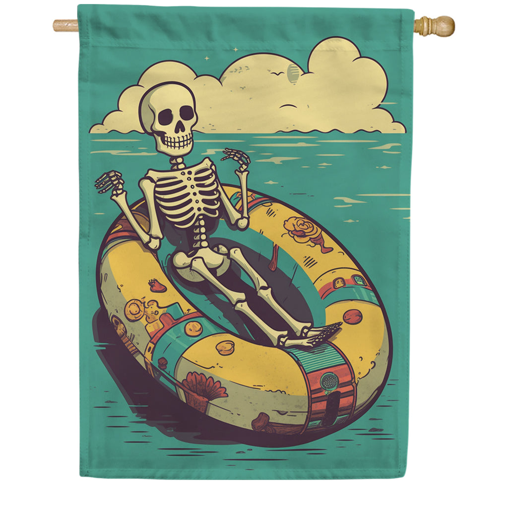 Bone Voyage House Flag
