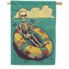 Bone Voyage House Flag