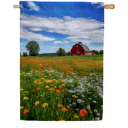 Breathe In That Country Air House Flag