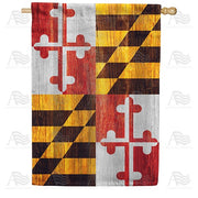 Maryland State Wood-Style House Flag