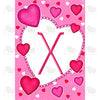 Happy Valentine's Day - Monogram X House Flag
