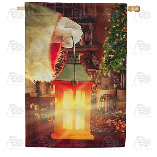 The Warmth Of Christmas House Flag