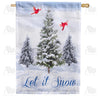 Dancing Cardinals House Flag