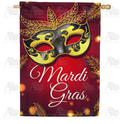 At The Mardi Gras Ball House Flag