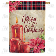 Christmas Aglow House Flag