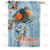 Birds Warm Cuddle House Flag