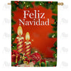 Feliz Navidad House Flag