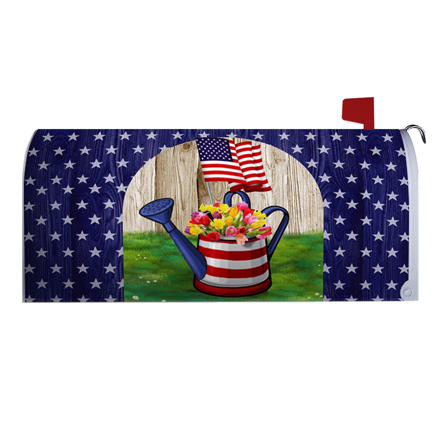 American Flowers Mailbox Cover
