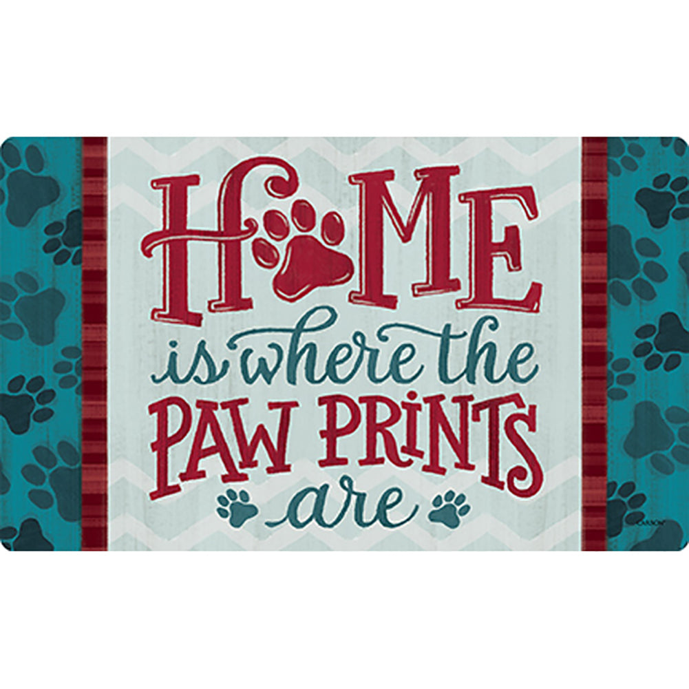Paw Prints Door Mat