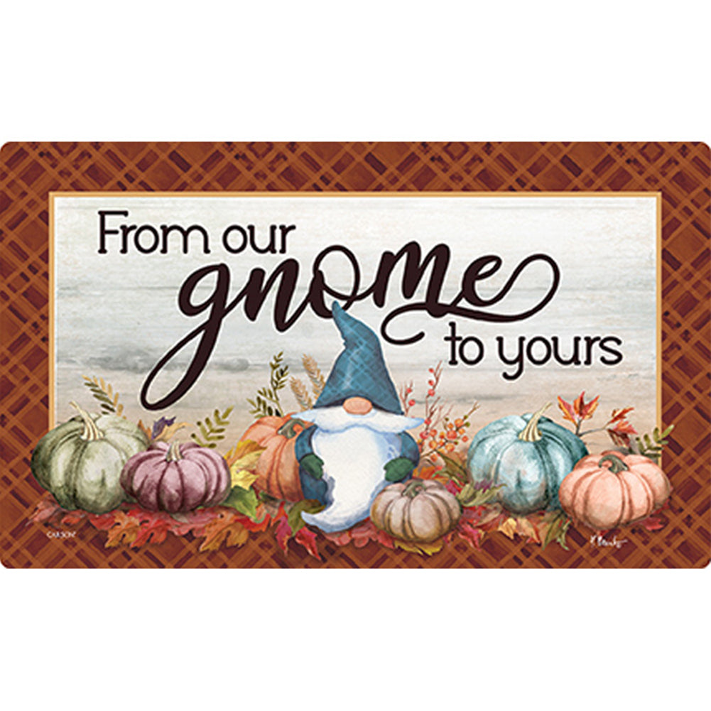 Fall Gnome Door Mat