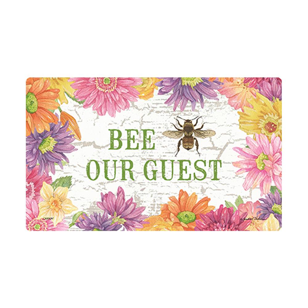 Bee Floral Door Mat