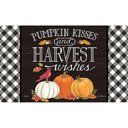 Harvest Wishes Door Mat