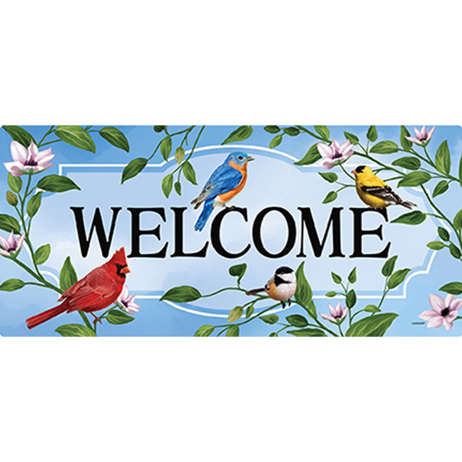 Trellis Songbirds Mini Mat (22
