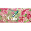 Pink Currant Hummingbird Mini Mat (22" x 10")
