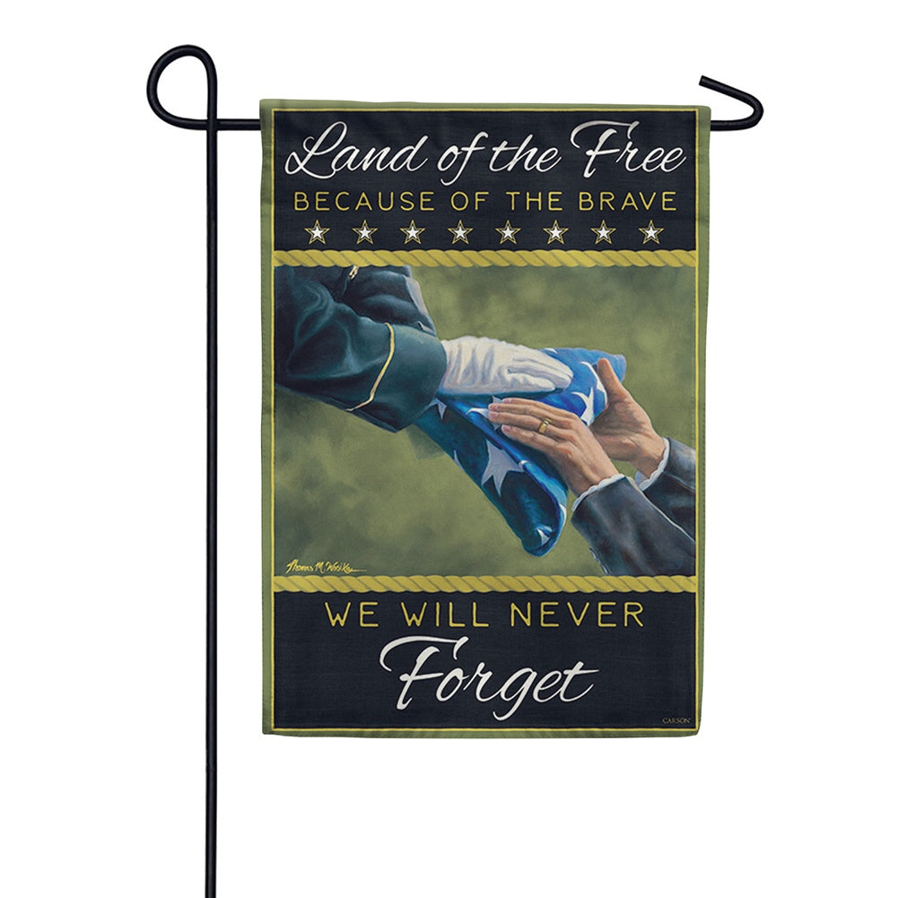 Army Memorial Dura Soft Garden Flag