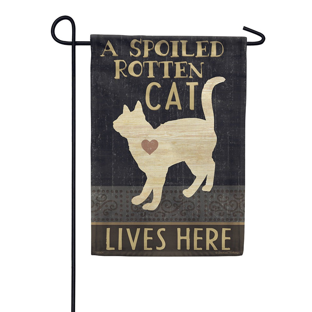 Cat Love Dura Soft Garden Flag