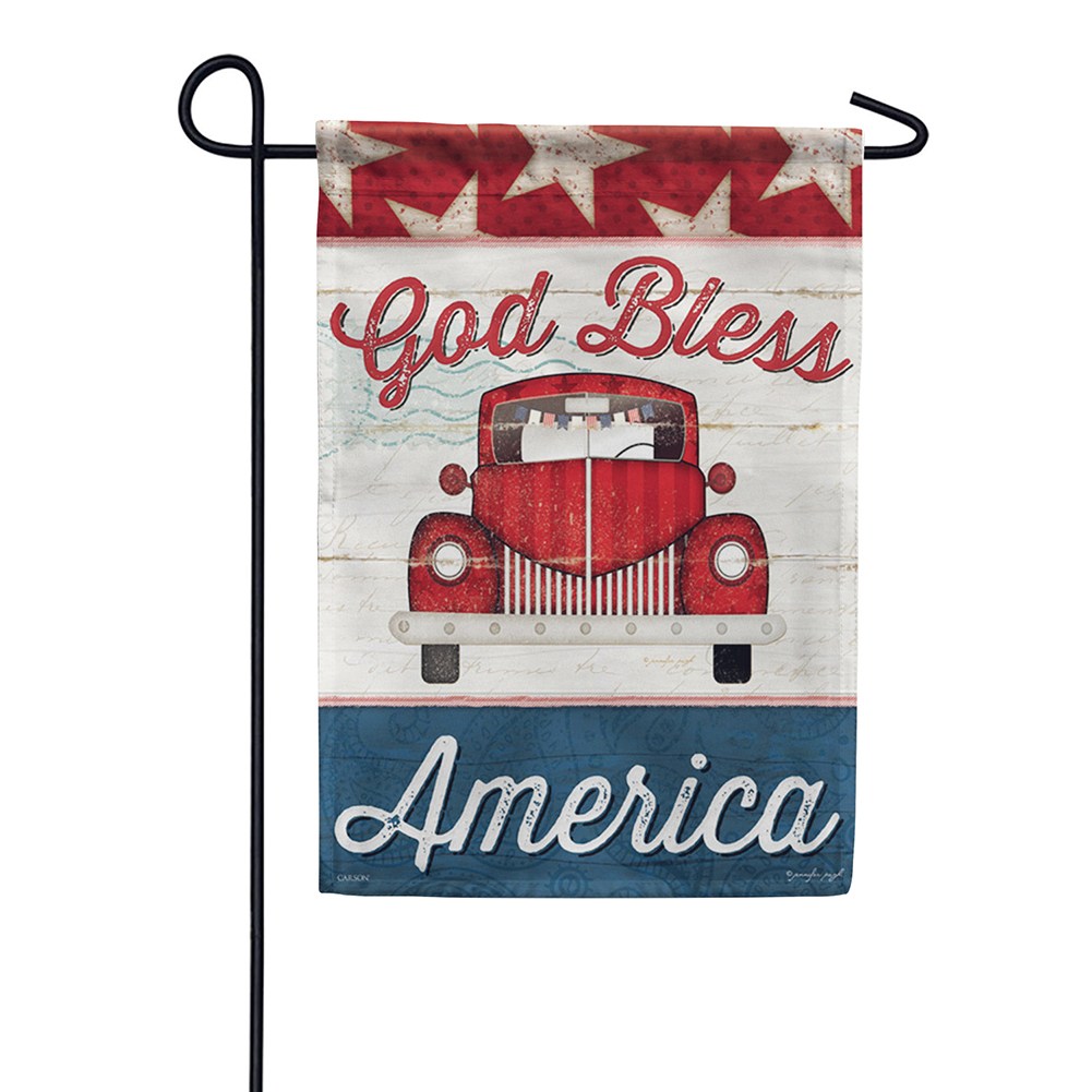 Vintage America Dura Soft Garden Flag