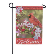 Pretty Cardinal Dura Soft Garden Flag