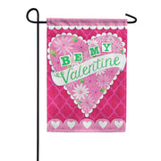 Hearts and Flowers Dura Soft Garden Flag