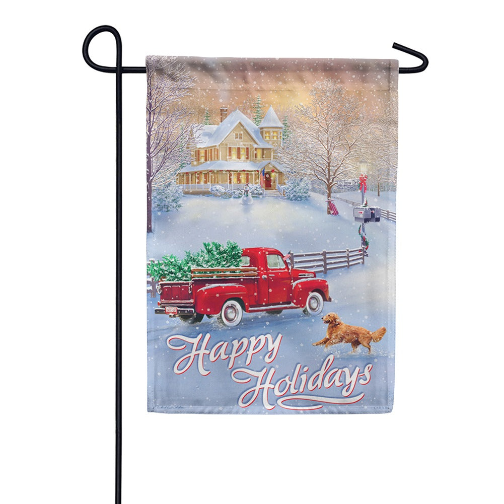 Holidays at Home Dura Soft Garden Flag