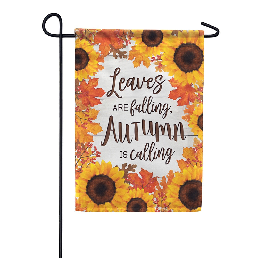 Autumn Is Calling Dura Soft Garden Flag