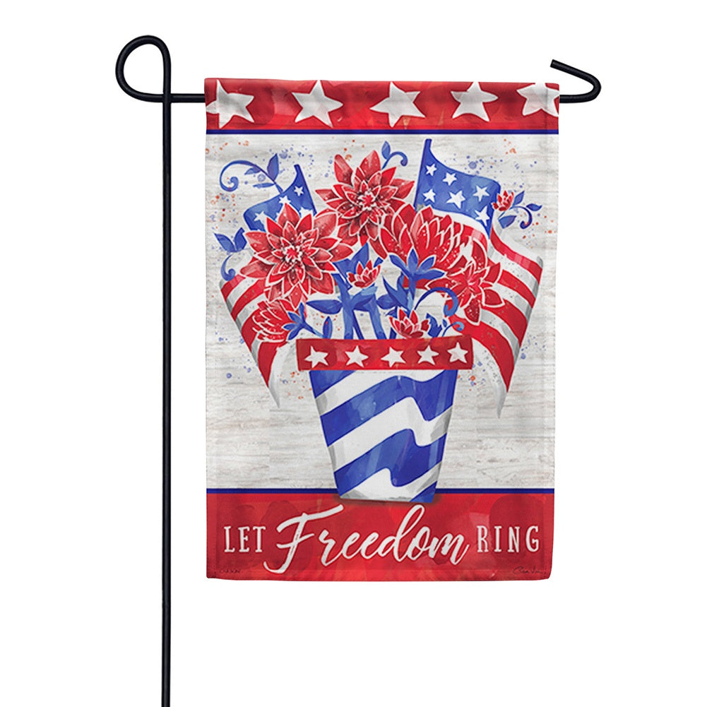 Let Freedom Ring Dura Soft Garden Flag