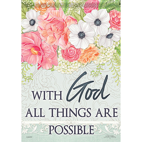 All Things are Possible Dura Soft Garden Flag