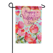 Valentines & Roses Dura Soft Garden Flag