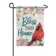 Cardinal & Blossoms Dura Soft Garden Flag