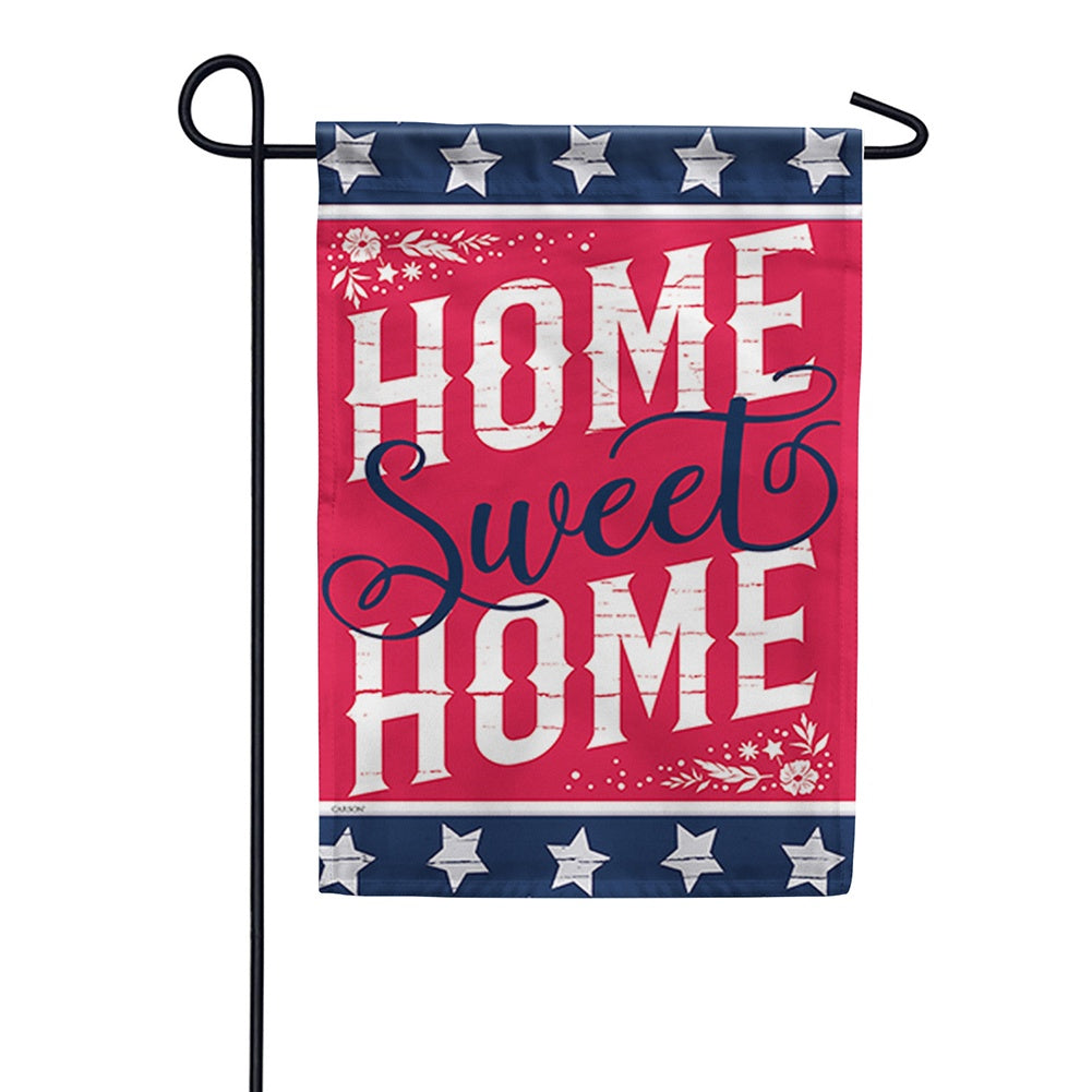 Home is Sweet Dura Soft Garden Flag