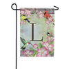 Songbird Monogram L Garden Flag