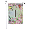 Songbird Monogram T Garden Flag