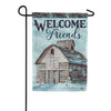 Winter on the Farm Dura Soft Garden Flag