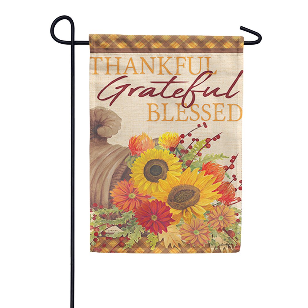 Autumn Floral Dura Soft Garden Flag
