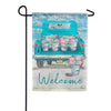 Flower Truck Dura Soft Garden Flag