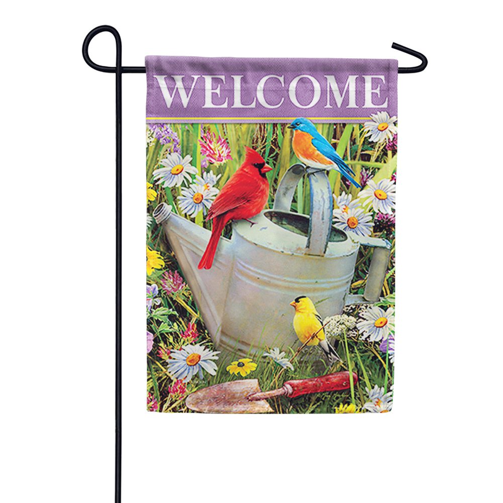 Songbirds Meet Dura Soft Garden Flag