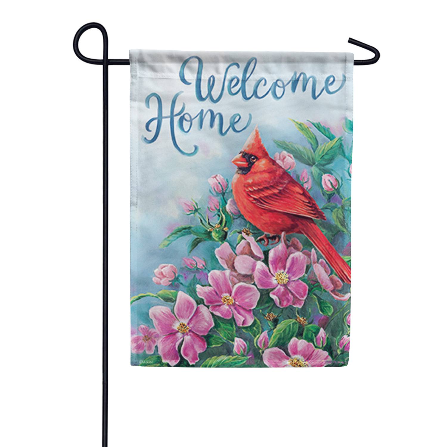 Pop of Red Dura Soft Garden Flag